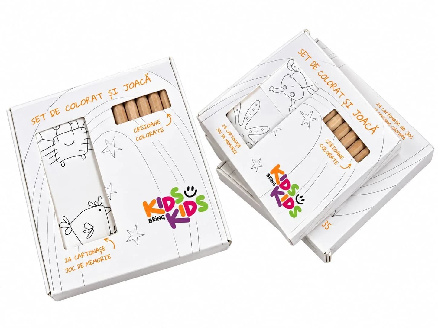 Variante 2 – Die Kids-Being-Kids-Schachtel